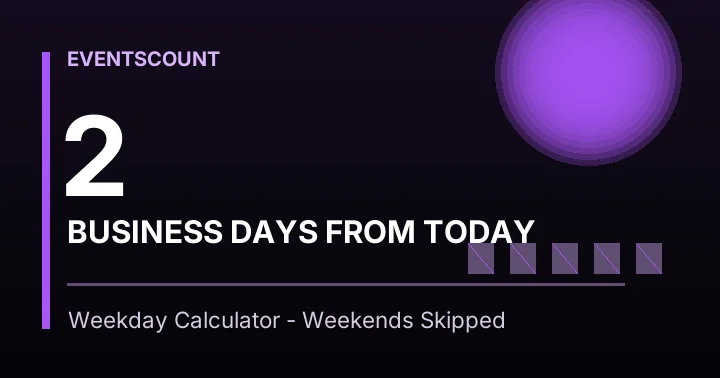 2 Business Days From Today