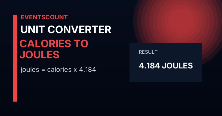 Calories to Joules Converter