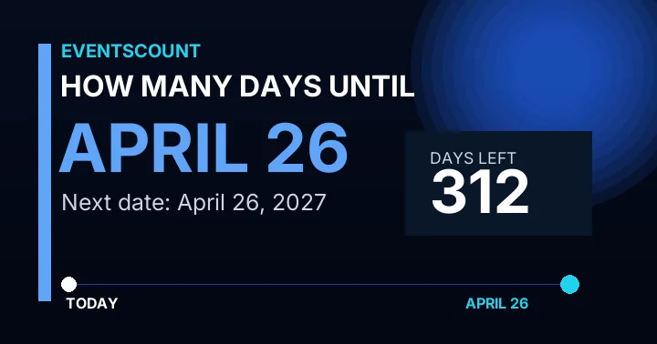 How Many Days Until April 26?