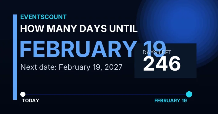 How Many Days Until February 19?