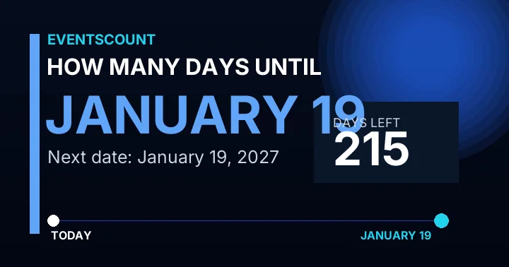 How Many Days Until January 19?