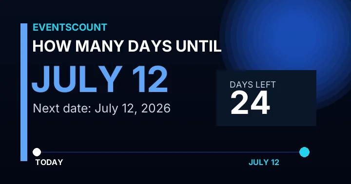 How Many Days Until July 12?