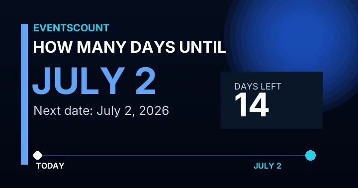 How Many Days Until July 2?