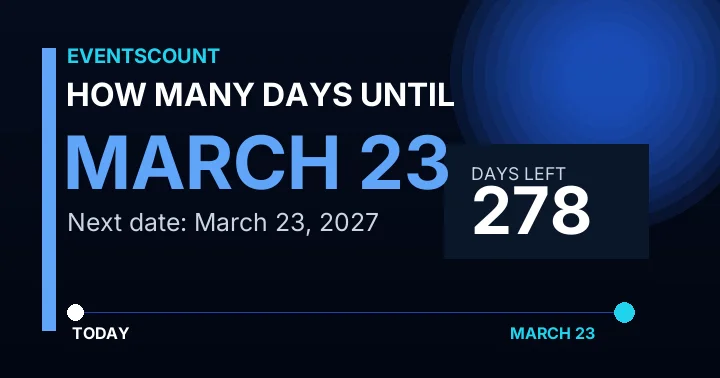 How Many Days Until March 23?
