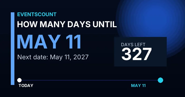 How Many Days Until May 11?