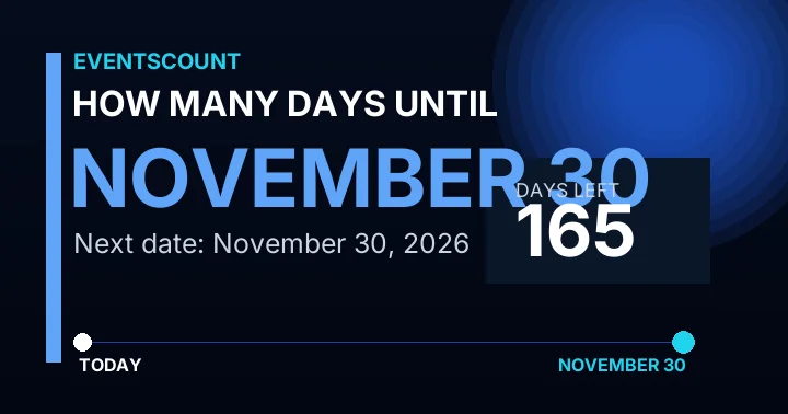 How Many Days Until November 30?