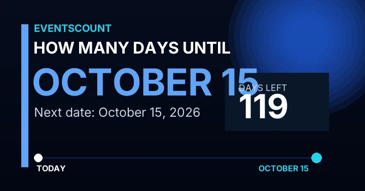 How Many Days Until October 15?