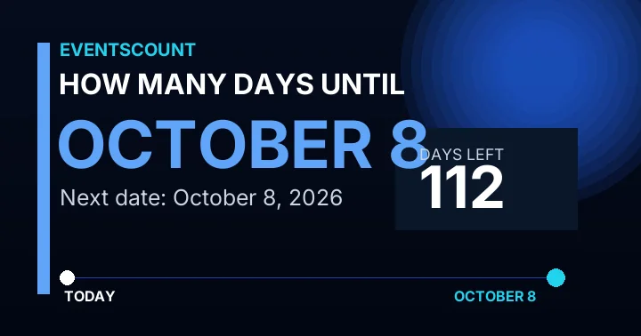 How Many Days Until October 8?