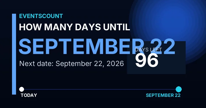 How Many Days Until September 22?
