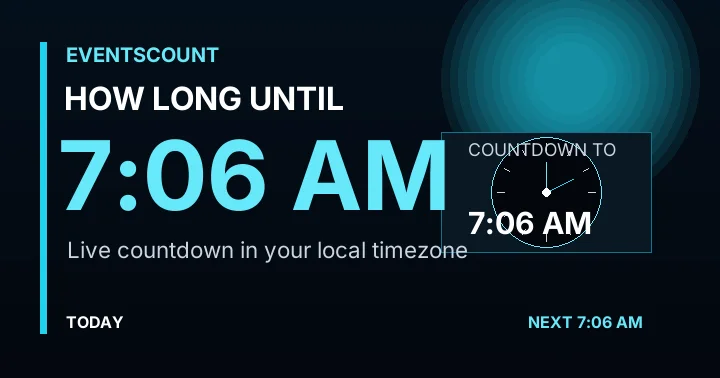 How Long Until 7:06 AM?