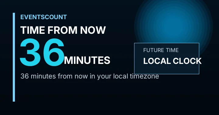 36 Minutes From Now