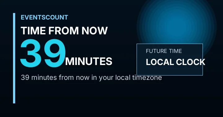 39 Minutes From Now