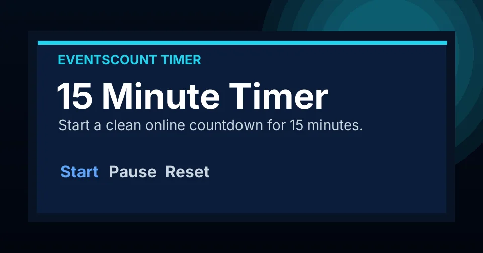 15 Minute Timer