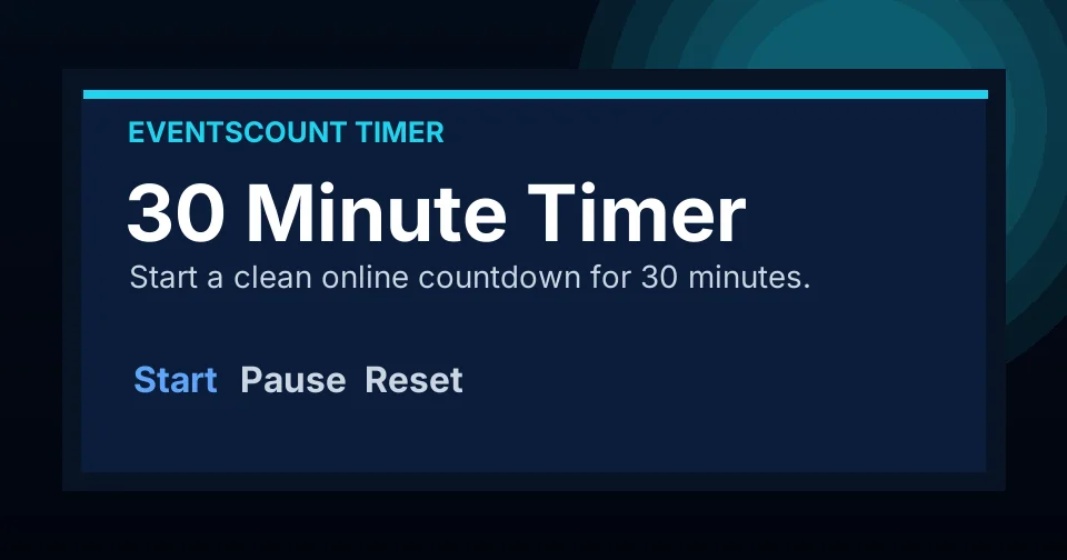 30 Minute Timer