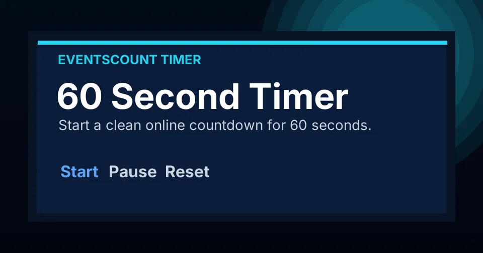 60 Second Timer