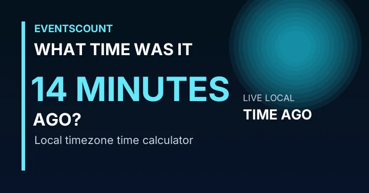 What Time Was It 14 Minutes Ago?