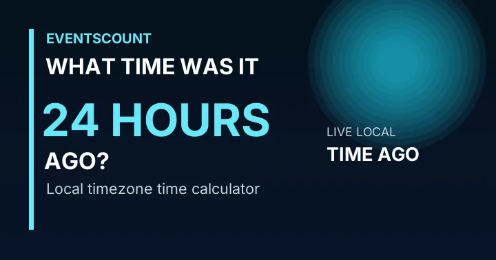What Time Was It 24 Hours Ago?