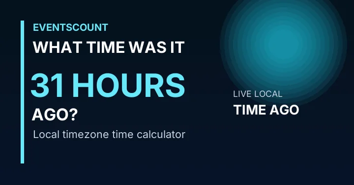 What Time Was It 31 Hours Ago?