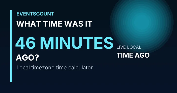 What Time Was It 46 Minutes Ago?