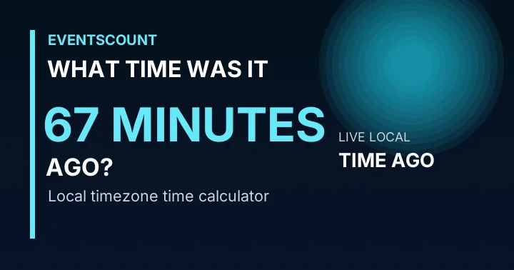 What Time Was It 67 Minutes Ago?